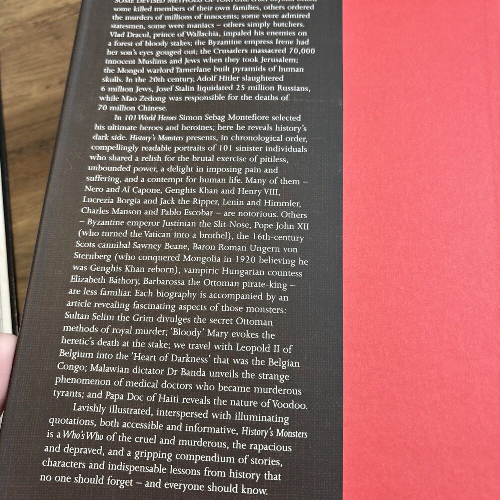 History's Monsters From Vlad To Hitler - hardcover DJ Montefiore, Simon Sebag - Picture 6 of 15